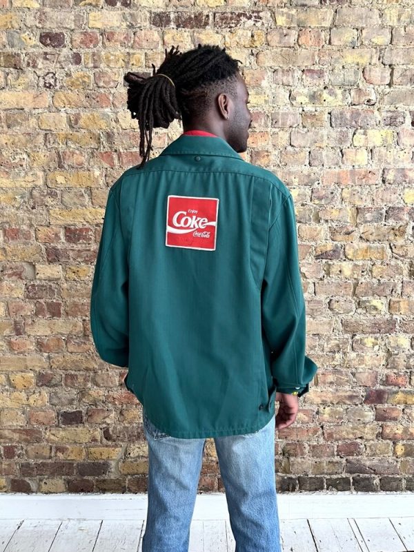 1970's Coca-Cola Workwear Green Jacket