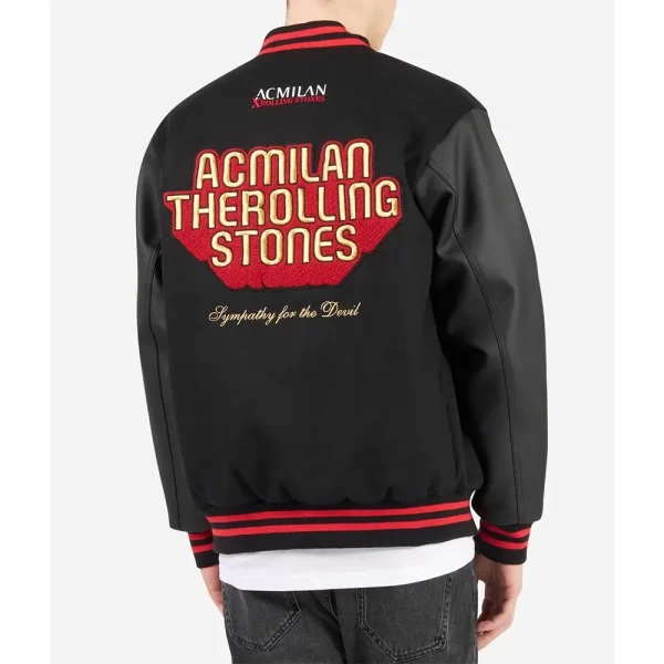 AC Milan Rolling Stones Varsity Jackets