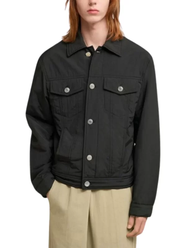 Ami Jacket Padded Black Trucker Jacke