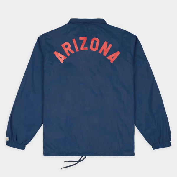 Arizona Wildcats Football Helmet Blue Coaches Jacket