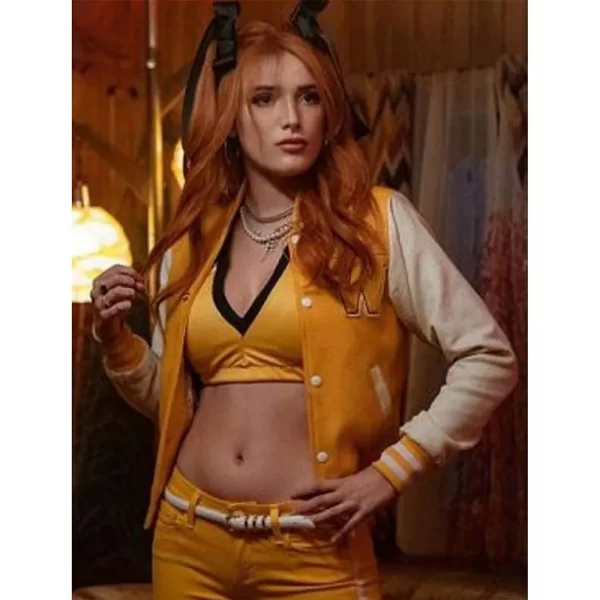 Bella Thorne The Babysitter Letterman Varsity Fleece Jacket