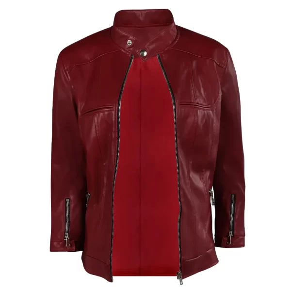 Biohazard Death Island Claire Redfield Leather Jacket