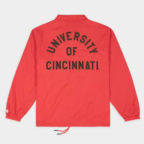 Cincinnati Retro UC Red Logo Coaches Jacket