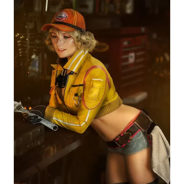 Cindy Aurum Final Fantasy XV Leather Yellow Jackets