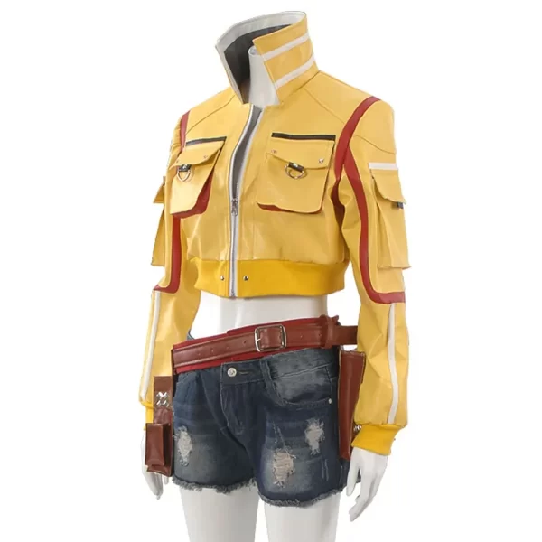 Cindy Aurum Final Fantasy XV Yellow Leather Jacket