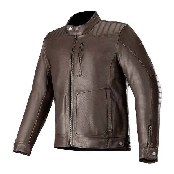 Crazy Eight Brown Leather Jacket