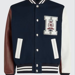 Crest Back Logo Wool Varsity Jacket