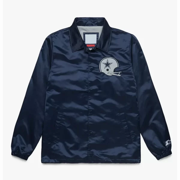 Dallas Cowboys Coach Navy Blue Jacket