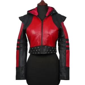 Descendants The Rise of Red Kylie Cantrall Hooded Leather Jacket