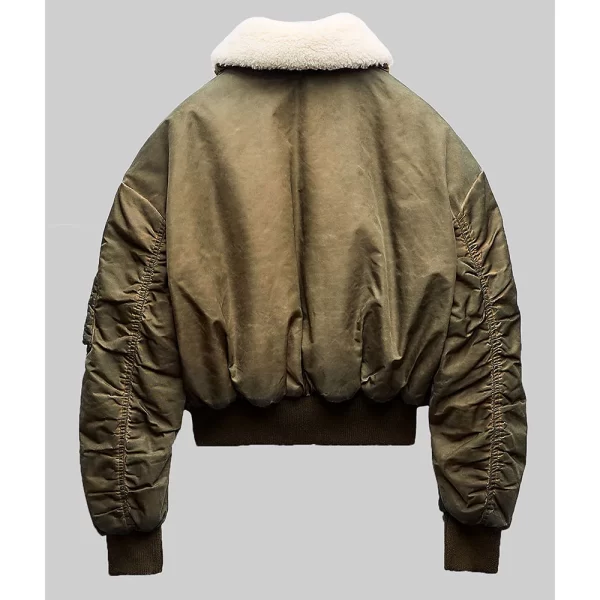 Diana April X Green Bomber Jacket