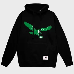 Eagles Mitchell & Ness Vintage Black Hoodie