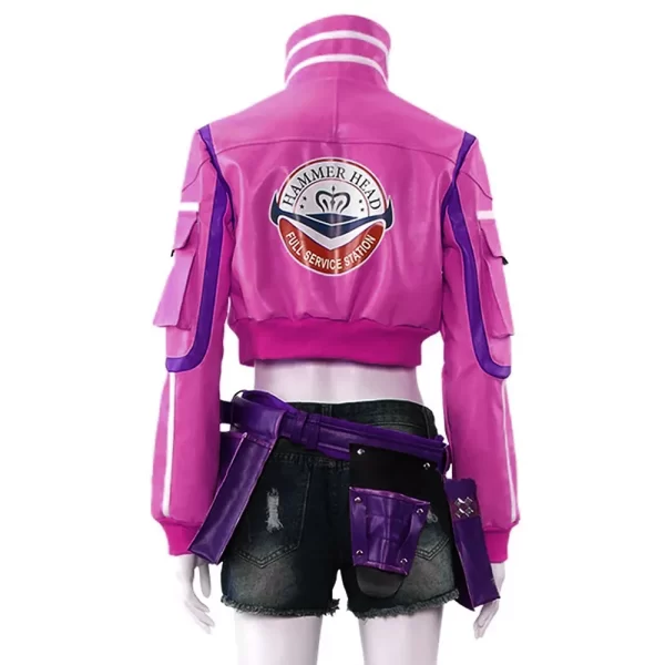 Final Fantasy 15 Cindy Aurum Pink Cropped Jacket