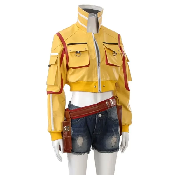 Final Fantasy 15 Cindy Aurum Yellow Cropped Jacket