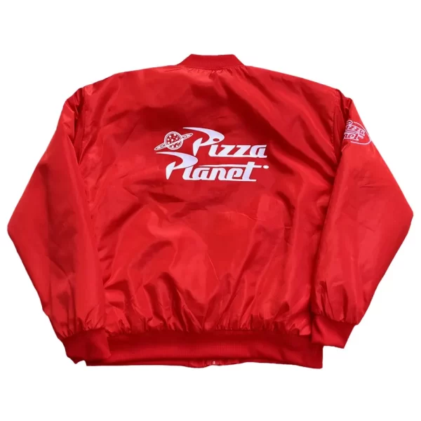 Halloween Toy Story Pizza Planet Red Bomber Jacket