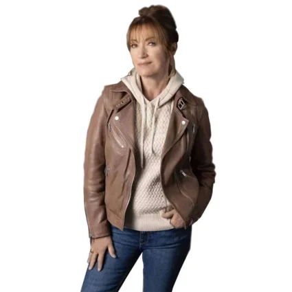 Harry Wild Jane Seymour Brown Leather Jacket