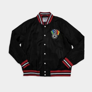 IU Student Foundation Little 500 Racing Black Bomber Jacket