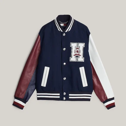 JISOO x Tommy Hilfiger SS25 Varsity Jacket