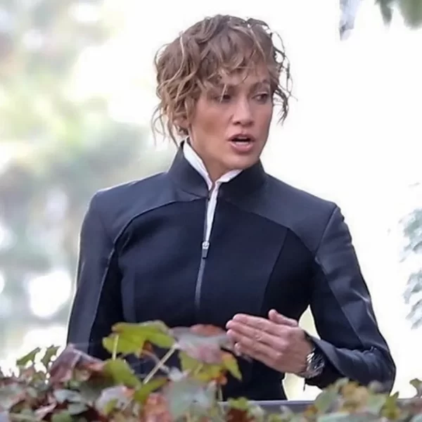 Jennifer Lopez Atlas Shepherd Full-Zip Jacket