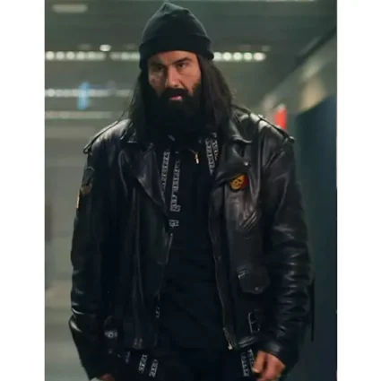 José Barros Sixty Minutes Black Leather Jacket