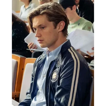 Maxton Hall Damian Hardung Blue Jacket