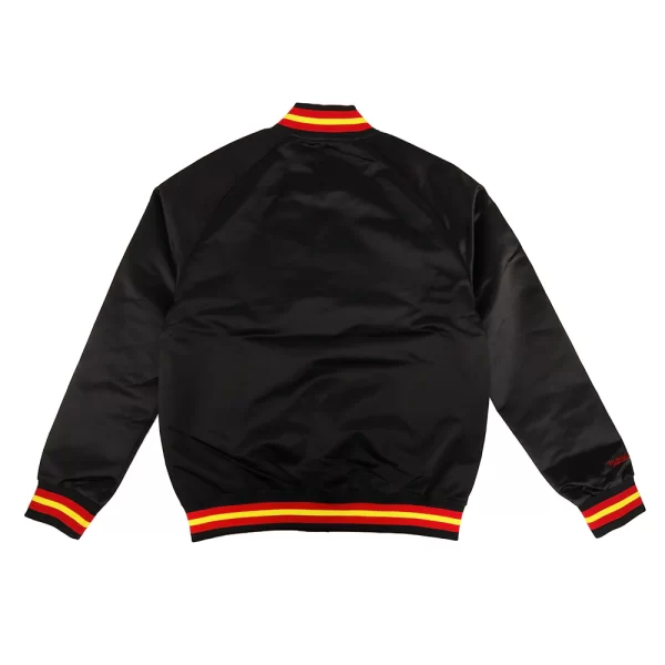 Mitchell & Ness University Of Southern California USC Trojans Black Satin Jacket