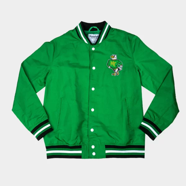 North Texas Mean Green Retro Green Bomber Jacket