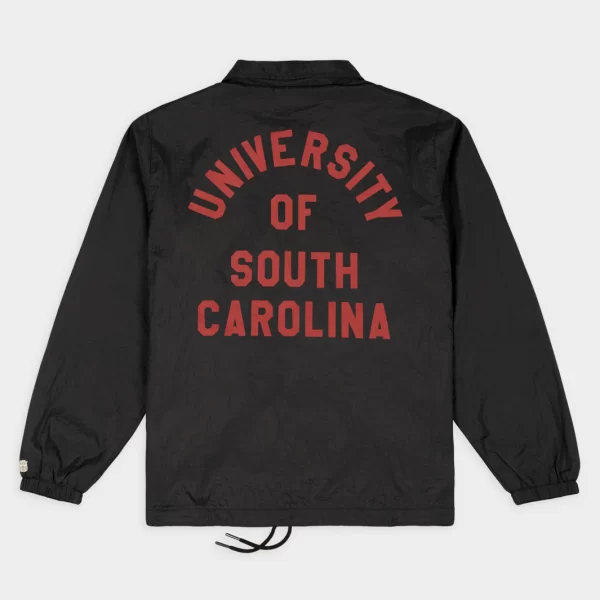 South Carolina Gamecocks Vintage Logo Coaches Satin Jacket