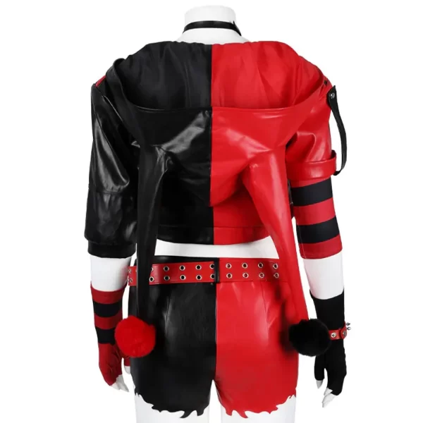 Suicide Squad Isekai Harley Quinn Cropped Hooded Jacket