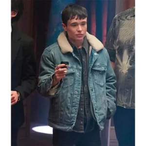 The Umbrella Academy Ellen Page Blue Denim Jacket