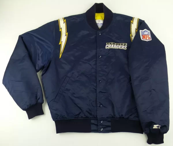 Vintage Starter ProLine NFL San Diego LA Chargers Satin Jacke