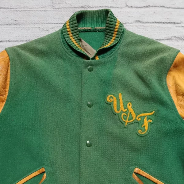 Vintage USF University of San Francisco Wool Leather Jackets