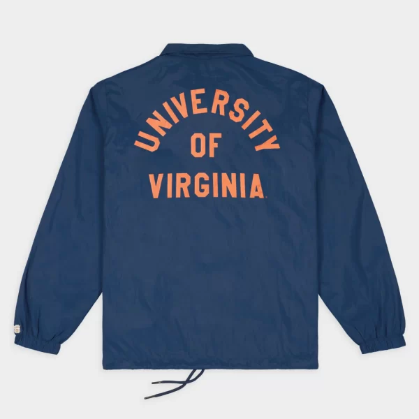 Virginia Cavaliers Vintage V Coaches Navy Blue Jacket