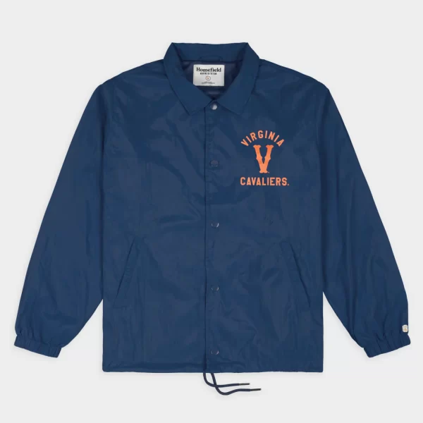 Virginia Cavaliers Vintage V Coaches Navy Jacket