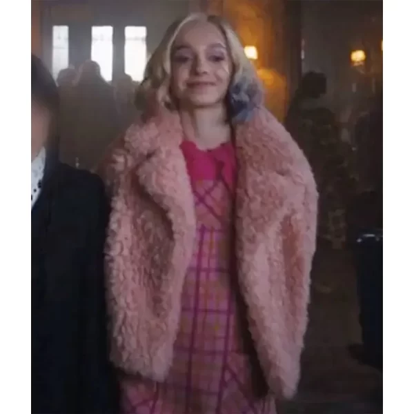 Wednesday TV Series Enid Sinclair Pink Jacket