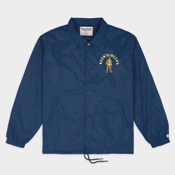 West Virginia Mountaineers Retro Coaches Blue Jacket