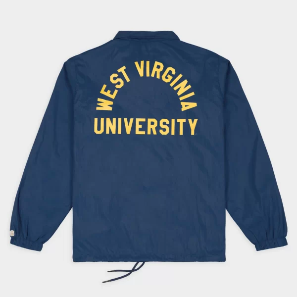 West Virginia Mountaineers Retro Coaches Satin Jacket