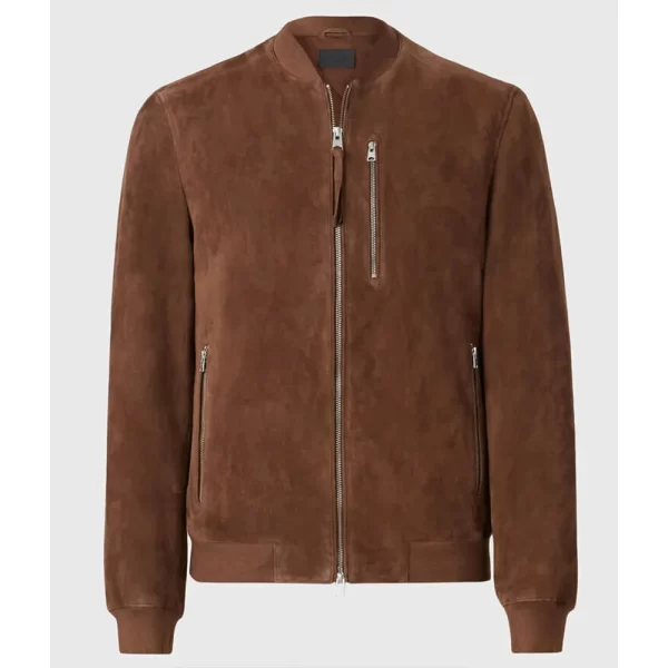 Will Yun Lee The Good Doctor Brown Suede Jacket