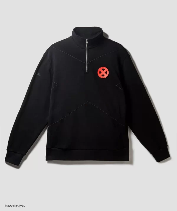 X-MEN '97 HALF ZIP COTTON BLACK JACKET