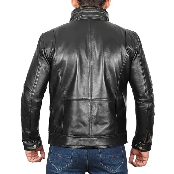 Abigail Film Rickles Black Leather Jacket