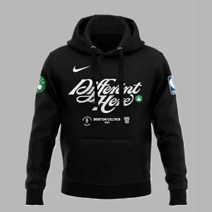 Boston Celtics Different Here Black Hoodie