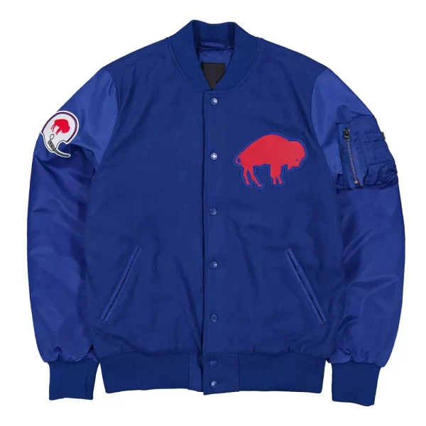 Buffalo Bills MA-1 Historic Wool Varsity Jacket