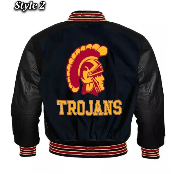 California USC Trojans Full-Snap Varsity Wool Jacket