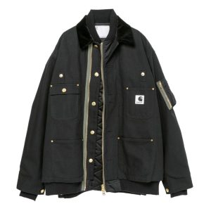 Carhartt WIP Canvas x MA-1 Black Jacket