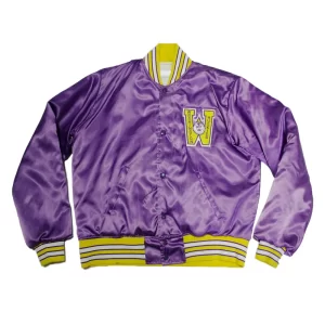 Coaches University of Washington Huskies 80’s Satin Jacket