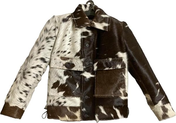 Cowhide Leather Jacket Natural Cow Skin Jacket