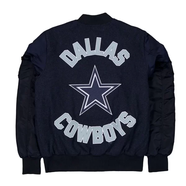 Dallas Cowboys MA-1 Full-Snap Varsity Jacket