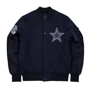 Dallas Cowboys MA-1 Historic Black Varsity Jacket