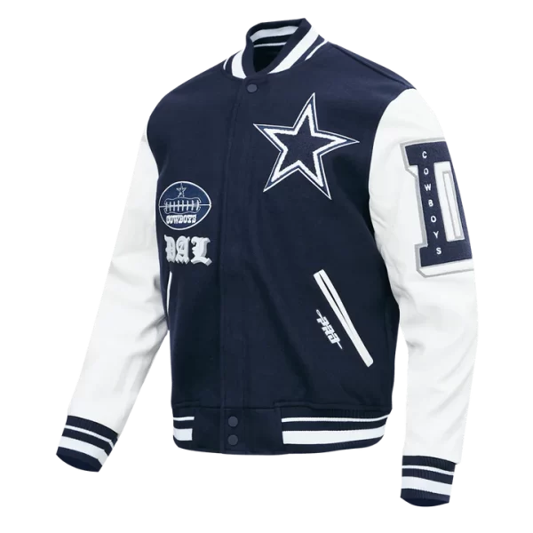 Dallas Cowboys Old English Varsity Jacket