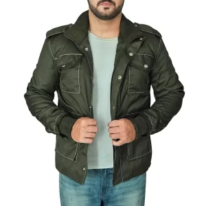 Frank West Dead Rising 4 Green Cotton Jacket