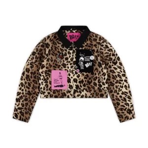 Gobshite Leopard Zip Jacket